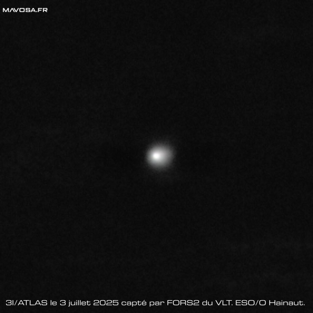 3I/ATLAS le 3 juillet 2025