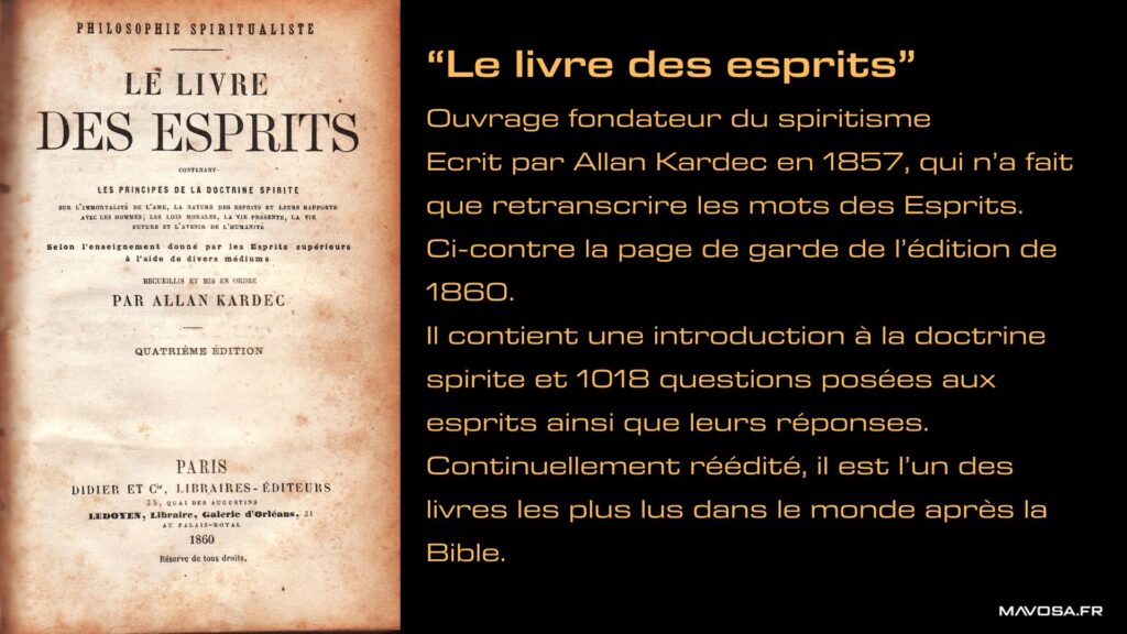 Le livre des esprits Allan Kardec