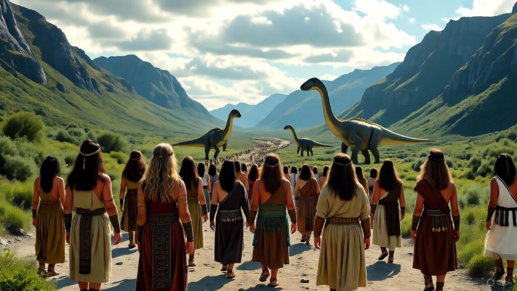 Humains et dinosaures