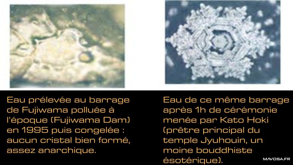 Emoto eau après prière