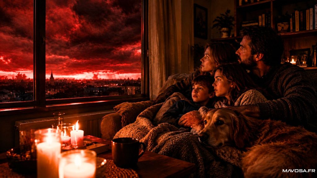 trois jours des ténèbres ciel rougi